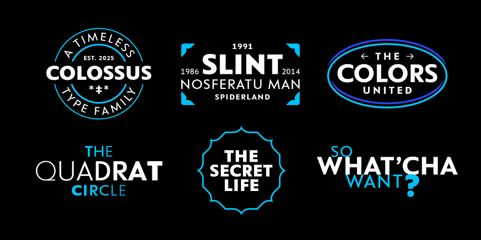 Colossus Font