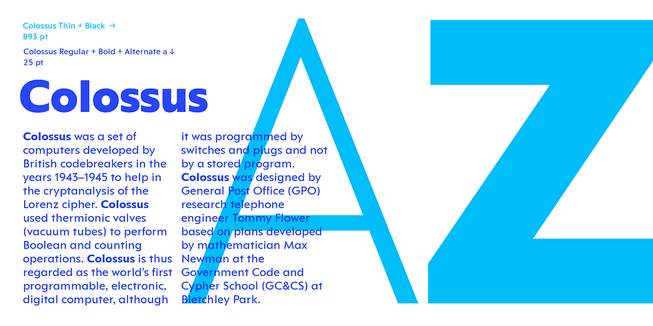 Colossus Font