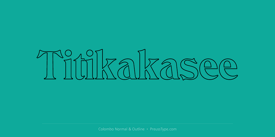 Colombo Font