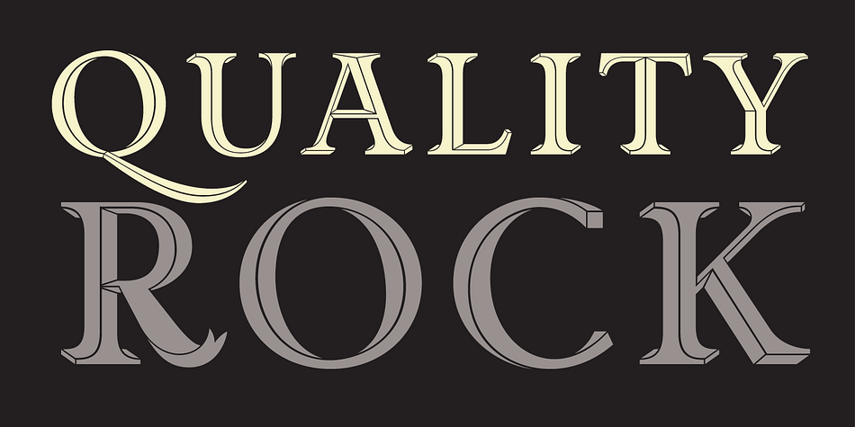 It is the result of a series of experiments into three-dimensional letter form design inspired by 19th Century display and artistic printing types.