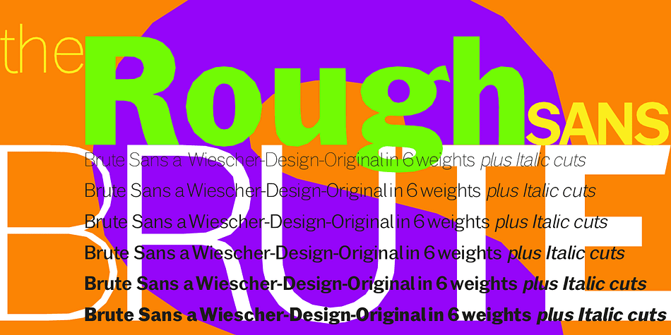 I always wanted to do this font, but then other projects crept up so I pushed Brute Sans to the end of the line.