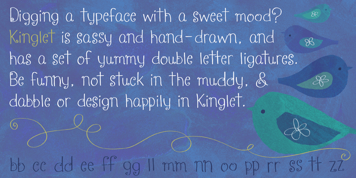 Digging a typeface with a sweet mood?
