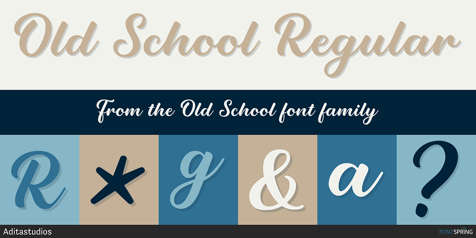 Old School Regular Font
