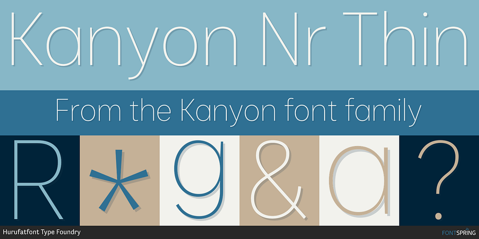 Kanyon Narrow Font