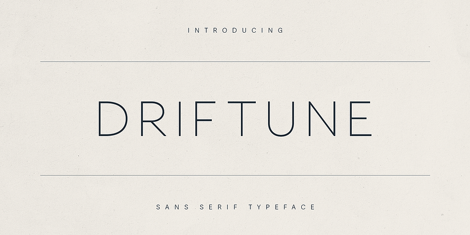 Driftune Font