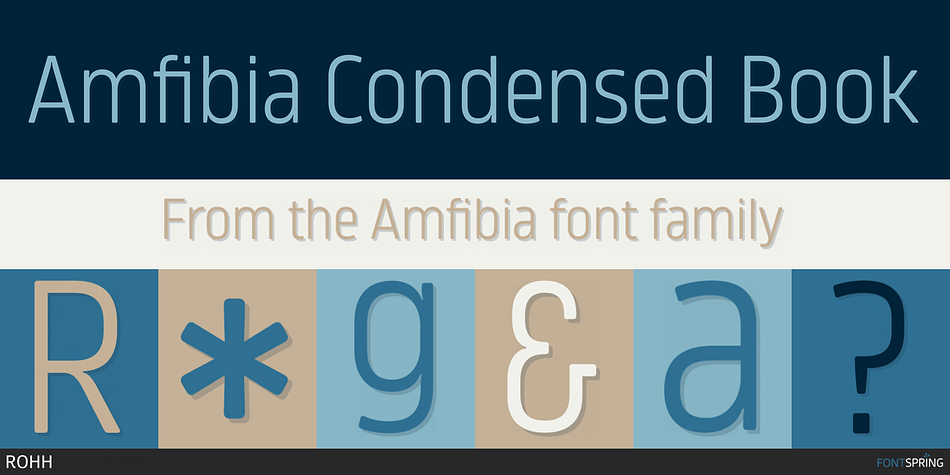 Amfibia Condensed Book Font