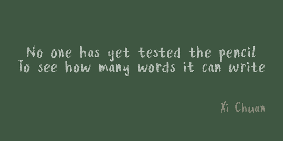 Displaying the beauty and characteristics of the Crayon En Folie font family.