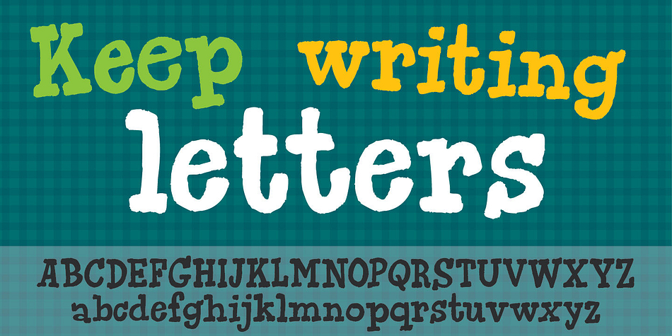 Displaying the beauty and characteristics of the Keep writing letters font family.