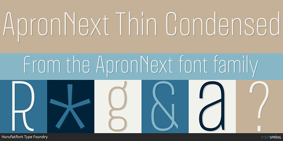 ApronNext Thin Condensed Font