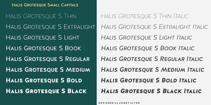 The name of the font means “pure, clean.” The Halis Grotesque Font Family has the new Turkish Lira Sign as well as an alternative ampersand created by Prof. Halis Biçer, renowned in Turkey for his expertise in typography, calligraphy, and graphic design.