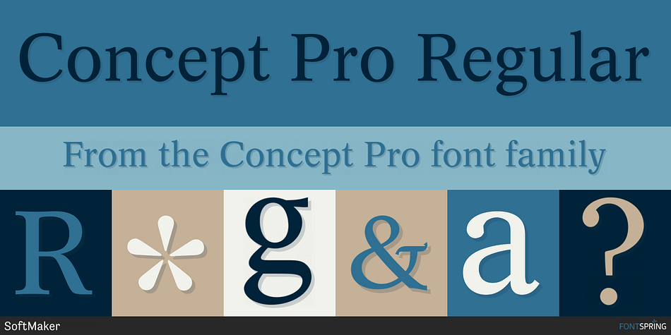 Concept Pro Regular Font