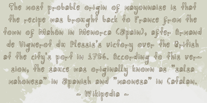 Mayonnaise - the sauce, is written with double ‘n’!