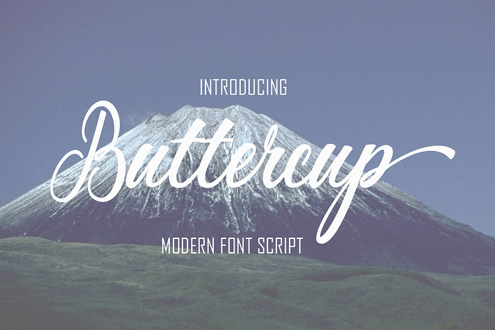 Buttercup Script is modern script font, every single letters have been carefully crafted to make your text looks beautiful.