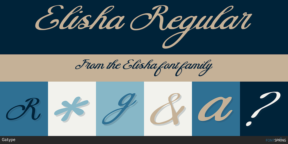 Elisha Regular Font