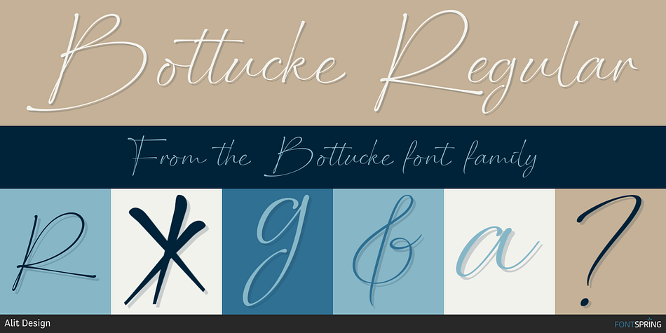 Bottucke Regular Font