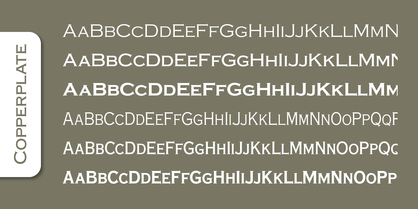 Copperplate Pro Font