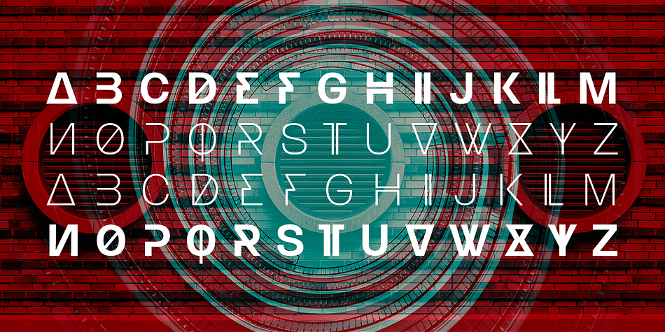 Mysteria’s one-of-a-kind eccentric design of a display face can easily be combined with the matching body text family Gerlach Sans.