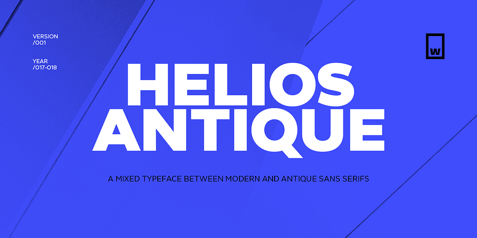 Helios Stencil Bold Font