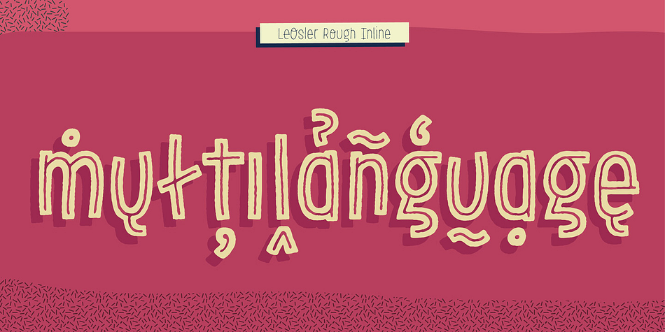 LeOsler is a dingbat, grunge and hand drawn font family.