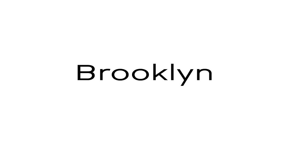 Brooklyn Font