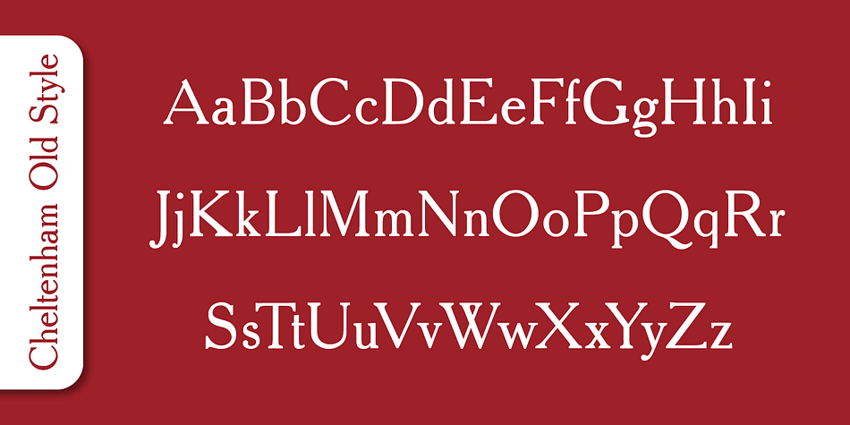 Displaying the beauty and characteristics of the Cheltenham Old Style Pro font family.