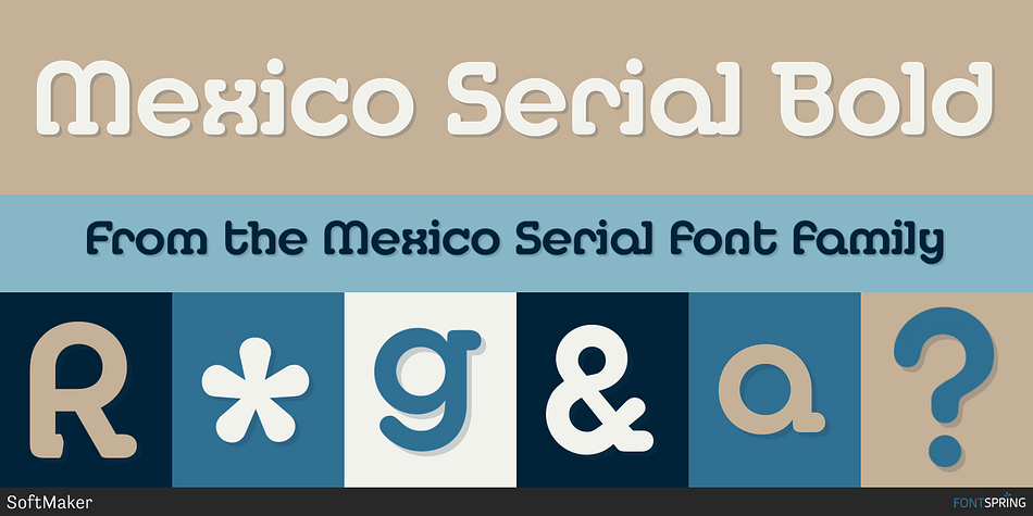 Mexico Serial Bold Font