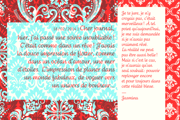 Jasmina FY font family sample image.