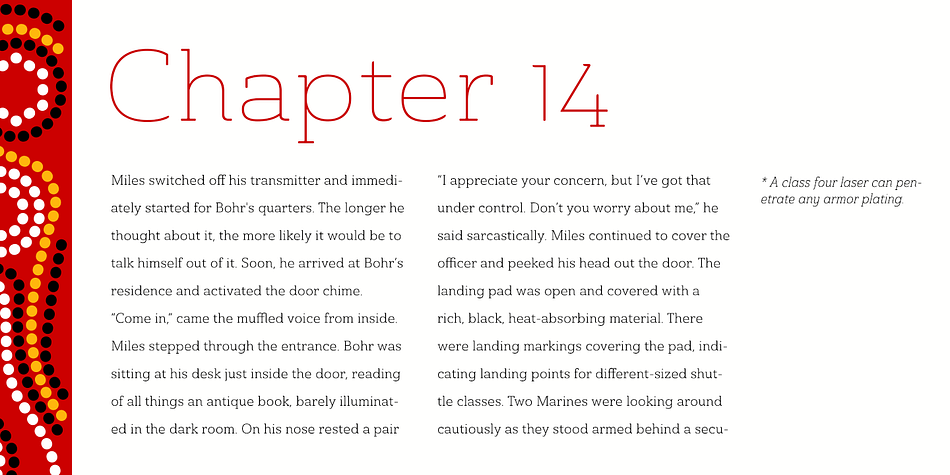 Like its big brothers, the new Ainslie Slab puts together a great mix of influences from Oz for a great looking typeface with some ace new shoes.